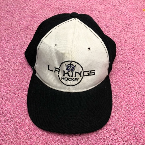 LA Kings Hockey Fits Most B & W Baseball Cap Hat - Picture 1 of 4